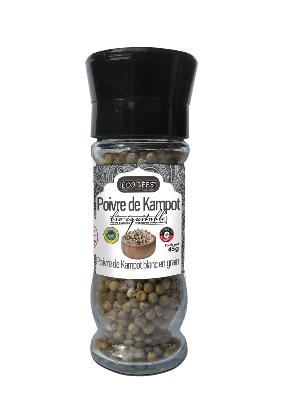 Poivre blanc de Kampot BIO & EQUITABLE 45g