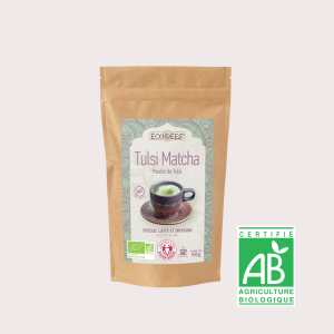 Tulsi Matcha – Poudre de basilic sacré BIO & EQUITABLE